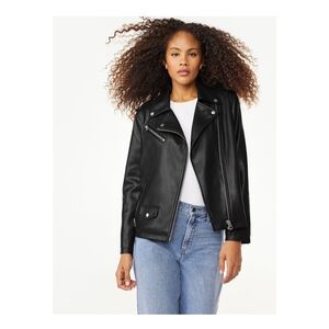 Scoop NYC Black Leather Jacket